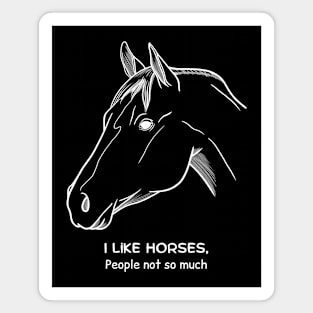 I like horses, people not so much Magnet